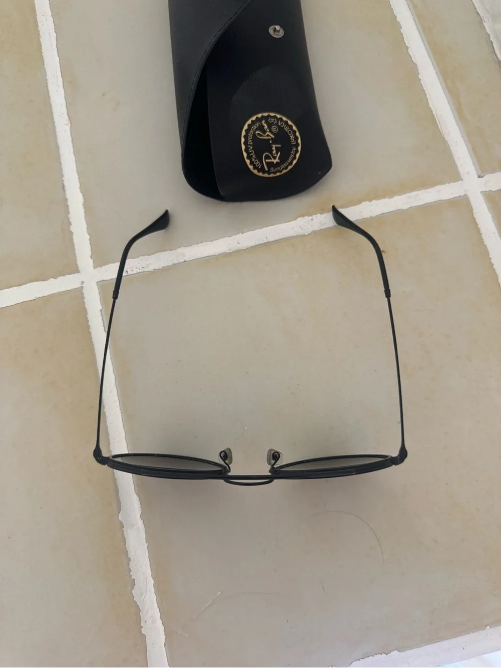 RayBan Round Double Bridge Polarized Sunglasses